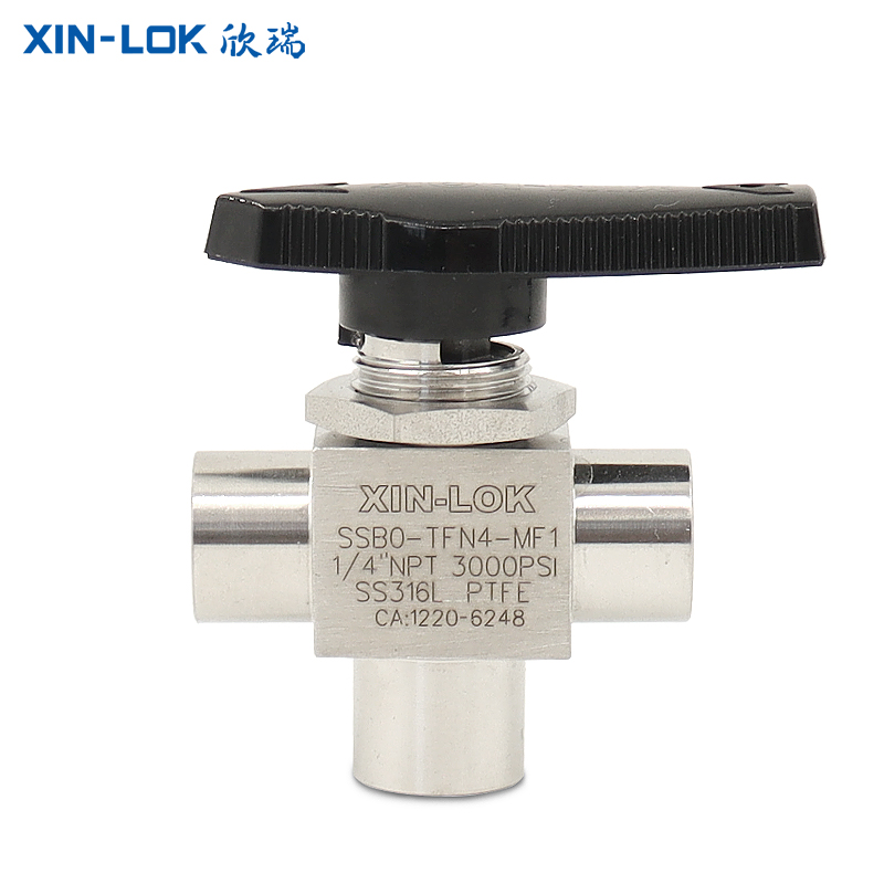 一体式内螺纹三通球阀