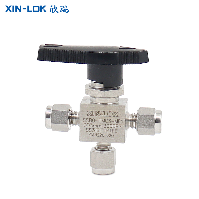 一体式上装仪表三通球阀