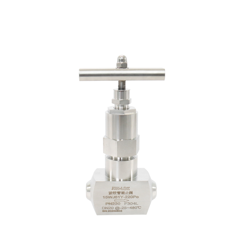 高压锻造波纹管截止阀